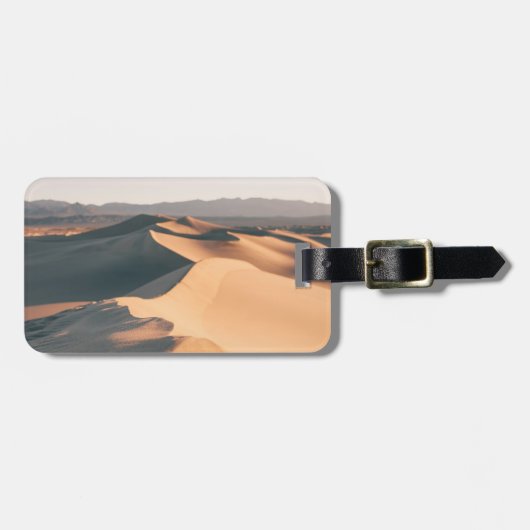 デスヴァレーのMesquiteの砂丘 ラゲッジタグ (正面横)