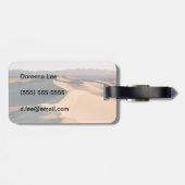 デスヴァレーのMesquiteの砂丘 ラゲッジタグ (裏面横)