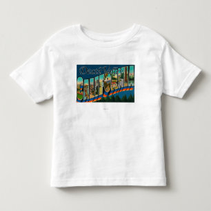 デスヴァレー、カリフォルニア-大きい手紙場面2 トドラーTシャツ