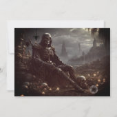 デス後を追ユーハローウィンパーティ招待状 招待状 (裏面)