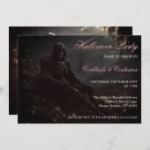 デス後を追ユーハローウィンパーティ招待状 招待状 (正面/裏面)