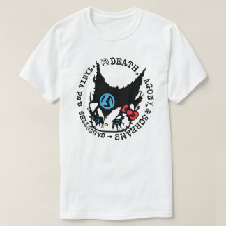 デス、アゴニー、&スクリーム カセットとヴィニール Tシャツ