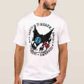 デス、アゴニー、&スクリーム カセットとヴィニール Tシャツ (正面)