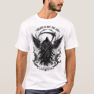 デス・イズ・ノット・ジ・エンド ゴシック 死神 Tシャツ