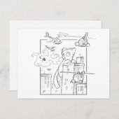 デス・キッテン ポストカード (正面/裏面)