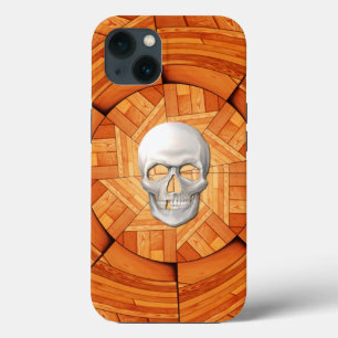 デス タロットカード - 3Dドクロインレイウッド iPhone 13ケース