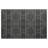 デス・ダマスク骨格の美しいゴシック布 ファブリック (ファットクウォーター)