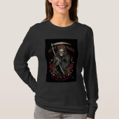 デス・ネバー・スリープス 長袖シャツ Tシャツ (正面)