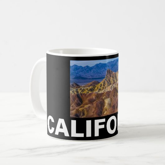 デス・バレー国立公園カリフォルニア コーヒーマグカップ (正面左)