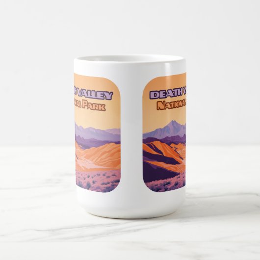 デス・バレー国立公園カリフォルニア・ネバダ コーヒーマグカップ (中央)