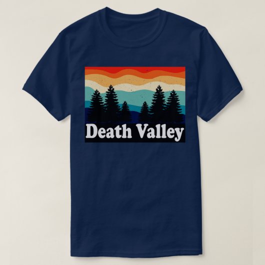 デス・バレー国立公園カリフォルニア・ネバダ Tシャツ (デザイン正面)