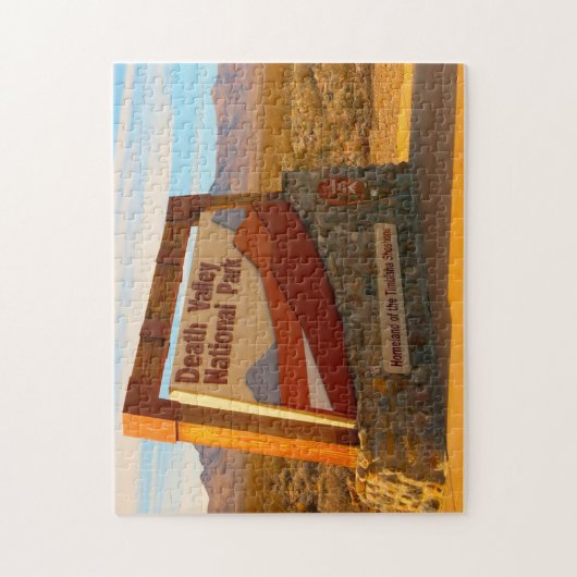 デス・バレー・カリフォルニアとネバダ。 ジグソーパズル (縦)