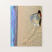 デス・バレー・カリフォルニア。クリスマスの挨拶 ジグソーパズル (縦)