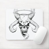 デス・ホワイトの神のスカル マウスパッド (マウス)