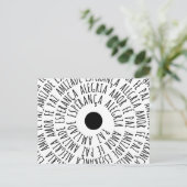 デセジョスデナタル – アモールフェエスペランサ ポストカード (スタンド正面)