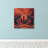 デセットサンサボクサウス南西ココペリ キャンバスプリント (インサイチュ (ウッドフロア))