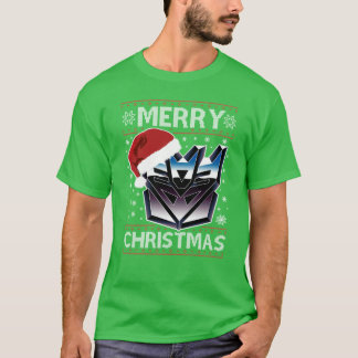 デセプティコン メリークリスマストランスフォーマー ギフト ハロウィン Tシャツ