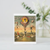 デセンテダブサロンパー恋しく思ステナヴィンテージサーカス ポストカード (スタンド正面)