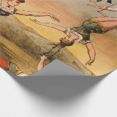 デセンテダブサロンパー恋しく思ステナヴィンテージサーカス ラッピングペーパー (角)