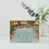 デソトプール – ホテルサバンナGAヒストリック ポストカード (スタンド正面)