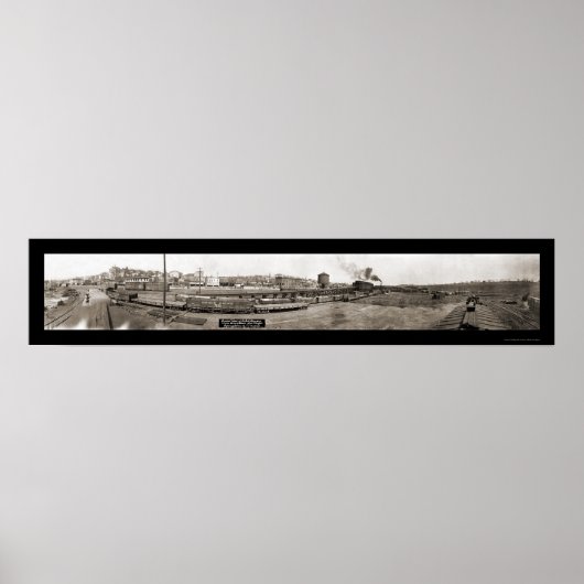 デソトMO自動車商店写真1913 ポスター (正面)