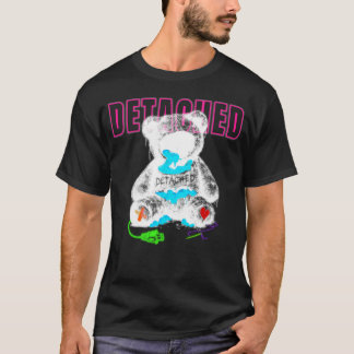 デタッチメント ダーク テディベア グラフィックTシャツ Tシャツ