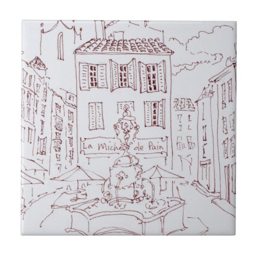 デタンノールの場所|エクス·アン·プロヴァンス(フランス) タイル (正面)