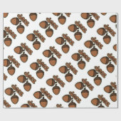 デッおもしろいシュ ラッピングペーパー (フラット)