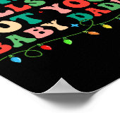 デッキあなたのベビー小妖精や小人クリスマスのマッチング ポスター (角)