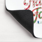 デッキあなたの家族ではないホールおもしろいクリスマスユーモアCh マウスパッド (コーナー)