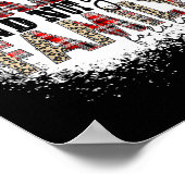 デッキあなたの家族ではなくホールクリスマスプレゼントH ポスター (角)