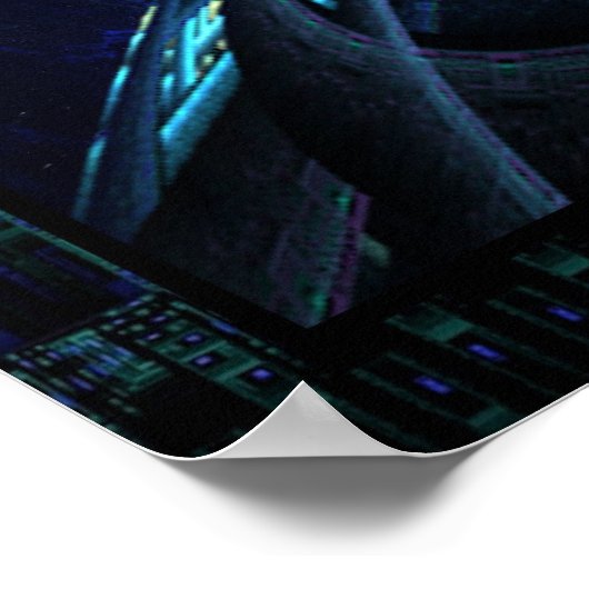 デッキからの眺め ポスター (角)