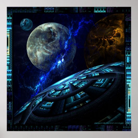 デッキからの眺め ポスター (正面)