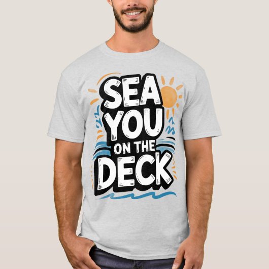 デッキで会いましょう Tシャツ (正面)