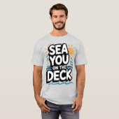 デッキで会いましょう Tシャツ (正面フル)