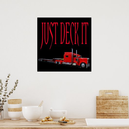 デッキに置く ポスター (キッチン)