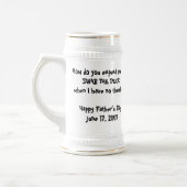 デッキを拭いて下さいか。 ビールジョッキ (左)