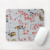 デッキオブスキャッタトランプパターン マウスパッド (マウス)