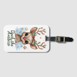 デッキザクリスマス〔雄ジカの〕枝角タグ ラゲッジタグ