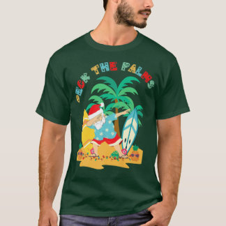 デッキザパームズダビングサンタクリスマストロピカルビーチ Tシャツ