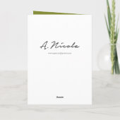 デッキザホールズオーナメントホリデーカード シーズンカード (裏面)