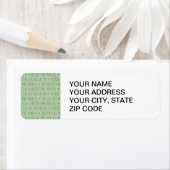 デッキザホールズホリデーパターン ラベル (インサイチュ)