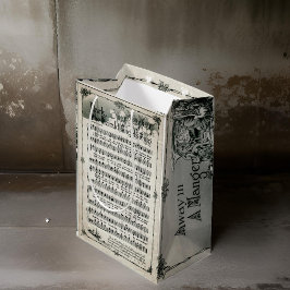 デッキザホールズミュージックシート抱き枕 ミディアムペーパーバッグ