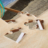 デッキチェアをビーチ ジグソーパズル (側面)