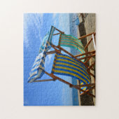 デッキチェアをビーチ ジグソーパズル (縦)