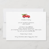 デッキニューホールクリスマストラックフェスティバル移動 案内状 (裏面)