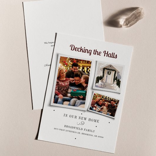 デッキニューホールクリスマスホリデーズムービング 案内状