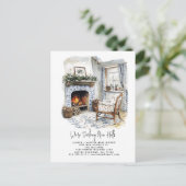 デッキニューホールズウィンターウォーターカラーホリデイ 案内ポストカード (スタンド正面)