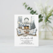 デッキニューホールズエレガントウォーターカラーホリデイ 案内ポストカード (スタンド正面)