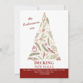 デッキニューホールズクリスマスツリーホリデームービング 案内状 (正面)